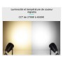 Spot LED de jardin sur piquet 6W RGB + CCT réglable sur 3 températures de 2700-6500ºK - IP66 - Mi Light