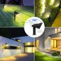 Double spot LED solaire extérieur 3W IP65 - Blanc chaud 3000K