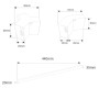 Lampe LED hexagonale - 6500K - 3 hexagones - 440cm