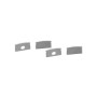 Profilé Aluminium de Surface LED 2m – Diffuseur Opale, Fixation Incluse