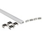 Profilé Aluminium de Surface LED 2m – Diffuseur Opale, Fixation Incluse