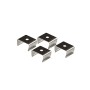 Profilé Aluminium de Surface LED 2m – Diffuseur Opale, Fixation Incluse