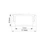Profilé Aluminium de Surface LED 2m – Diffuseur Opale, Fixation Incluse