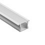 Profilé LED encastrable avec diffuseur - Kit complet - 12,2x13mm - Ruban LED ≤10mm - 2 mètres