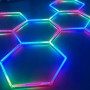 Luminaire linéaire pour hexagone - RGB IC - 120 cm