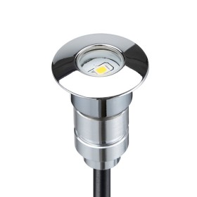 Pack de 6 spots led escalier 0,3W 12V DC Ø24X38.5mm