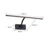 Applique murale LED pour tableaux "Babylon Mini" - 6W - 34cm - Driver DALI