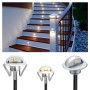 Pack de 10 balises solaires LED encastrables avec panneau