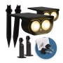Projecteur solaire extérieur LED avec piquet - 1W - IP65