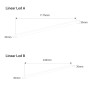 Lampe LED hexagonale - 6500K - 14 hexagones + Rectangle 5m