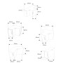 Lampe LED hexagonale - 6500K - 14 hexagones + Rectangle 5m