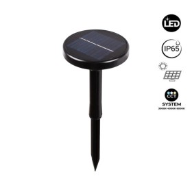 Projecteur solaire LED extérieur avec piquet CCT réglable sur 3 températures différentes de 3000-6000ºK - 1W - IP65