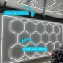 Luminaire linéaire hexagonal - 6500K - 120 cm