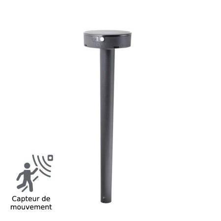 Borne LED solaire FIORINA FUMAGALLI avec capteur et CCT réglable sur 3 températures différentes de 3000-6500ºK