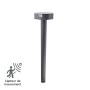 Borne LED solaire FIORINA FUMAGALLI avec capteur et CCT réglable sur 3 températures différentes de 3000-6500ºK