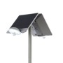 Lampadaire double solaire LED avec détecteur IP44