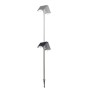 Lampadaire double solaire LED avec détecteur IP44