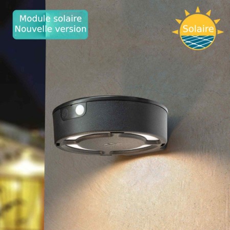 Applique murale solaire LED "FORTUNATO" FUMAGALLI - Capteur PIR - 4000K - 2 modes de fonctionnement