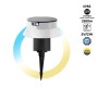 Potelet LED solaire sur piquet 18cm avec capteur PIR - 3 modes de fonctionnement CCT réglable sur 3 températures de 3000-6500ºK