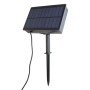Guirlande solaire LED 8 mètres avec batterie et 10 ampoules intégrées