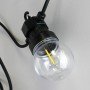 Guirlande solaire LED 8 mètres avec batterie et 10 ampoules intégrées