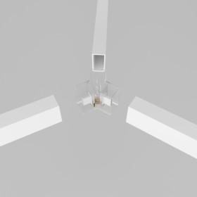 Connecteur en Y pour hexagone - 2,2 cm