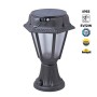 Lanterne LED sur pied solaire "MINILOT/ROSETTA" avec capteur PIR - 4000K - 2 modes de fonctionnement