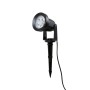 Kit de 4 spots LED sur piquet avec panneau solaire - 5W - IP66 - 3000K
