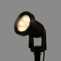 Kit de 4 spots LED sur piquet avec panneau solaire - 5W - IP66 - 3000K