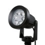 Kit de 4 spots LED sur piquet avec panneau solaire - 5W - IP66 - 3000K