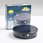 Borne LED solaire de jardin "MIZAR/ROSETTA" avec capteur PIR - 2 modes de fonctionnement - 4000K