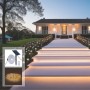 Ruban LED solaire extérieur avec télécommande 40W - 10 mètres - IP65 - RGB et 2700K