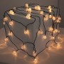 Guirlande lumineuse solaire LED type guinguette féerique - IP44 - 11 mètres