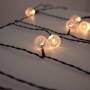 Guirlande lumineuse solaire LED type guinguette féerique - IP44 - 11 mètres