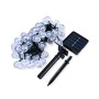 Guirlande lumineuse solaire LED type guinguette féerique - IP44 - 11 mètres