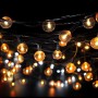 Guirlande lumineuse solaire LED type guinguette féerique - IP44 - 11 mètres
