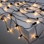 Guirlande guinguette solaire d'extérieur - 25 ampoules LED E10 - IP44 - 9,2 mètres