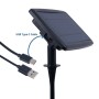 Guirlande guinguette solaire d'extérieur - 25 ampoules LED E10 - IP44 - 9,2 mètres