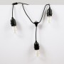 Guirlande guinguette solaire d'extérieur - 15 ampoules LED E27 à filament - IP44 - 10 mètres