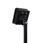 Guirlande solaire en fil argenté - IP44 - 100 lumières LED - Blanc chaud - 10 mètres