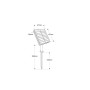 Guirlande solaire en fil argenté - IP44 - 100 lumières LED - Blanc chaud - 10 mètres