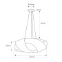 Lampe suspendue en osier "NIDO" - E27