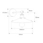 Applique murale CLOCK WORK – Lampe industrielle orientable E27