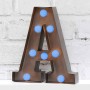 Ampoule LED E27 1W G45 Couleurs