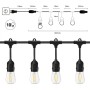 Guirlande extérieure connectable en série - IP65 - 6,5 mètres - 10 x E27