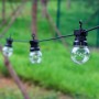 Guirlande LED 10m avec 20 ampoules Blanc Chaud 9W