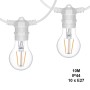 Câble guirlande guinguette extérieur 10 mètres - IP44