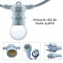 Câble guirlande guinguette extérieur 10 mètres - IP44