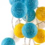 Guirlande LED boule lumineuse 3 mètres IP44 Prise USB
