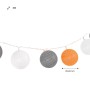 Guirlande LED boule lumineuse 3 mètres IP44 Prise USB